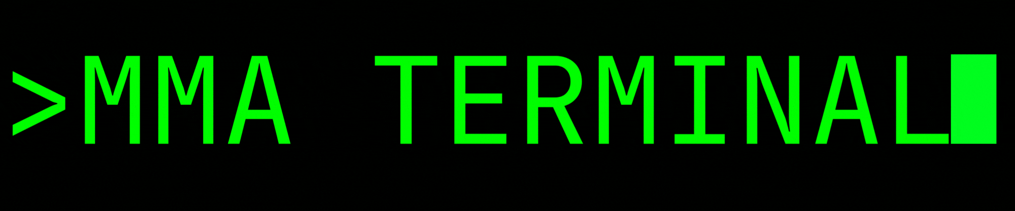 MMA Terminal